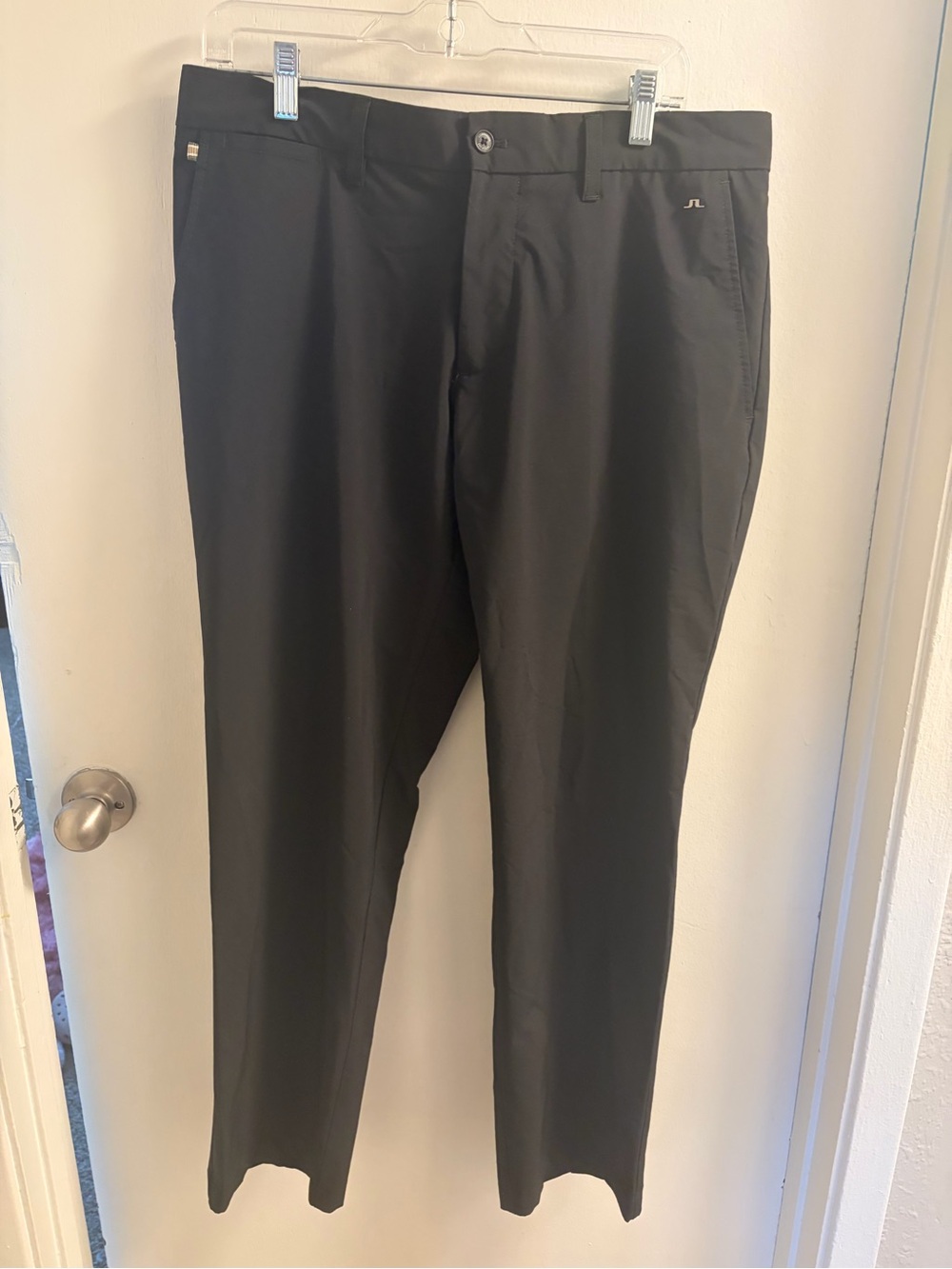 J.Lindeberg Black Men's Dress Pants - Slim Straight